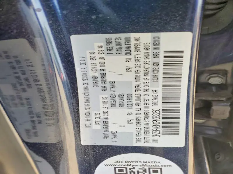 2023 MAZDA 3 SELECT  
