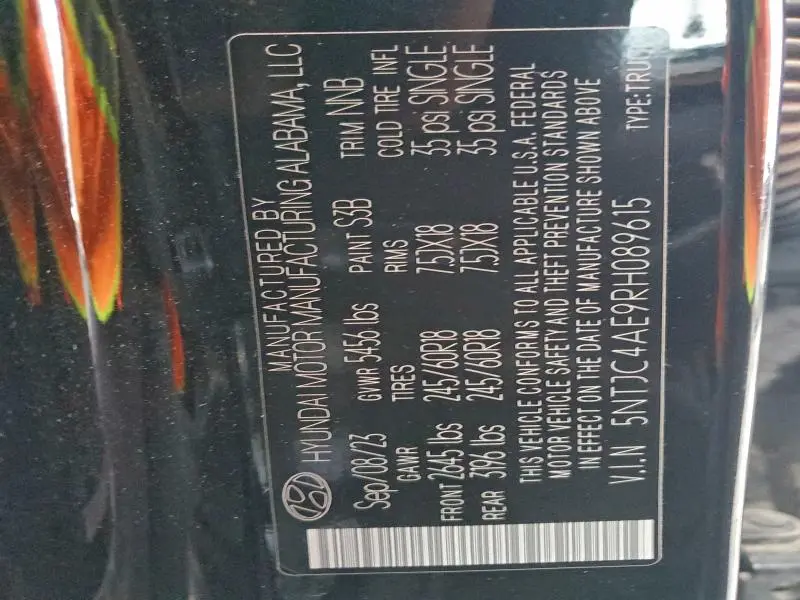 2024 HYUNDAI SANTA CRUZ SEL  