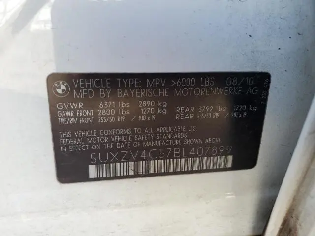 2011 BMW X5 XDRIVE35I  