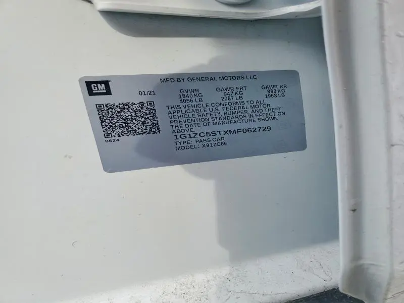 2021 CHEVROLET MALIBU LS  