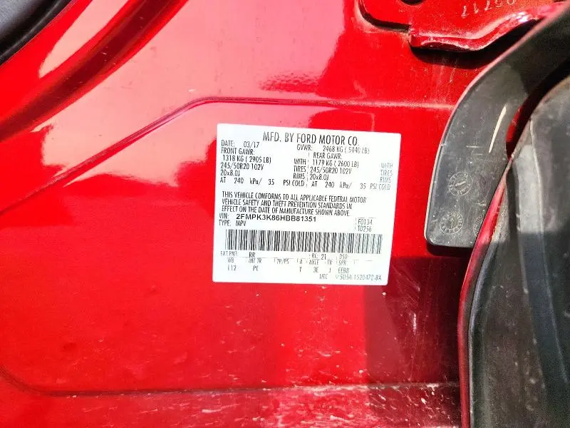 2017 FORD EDGE TITANIUM  