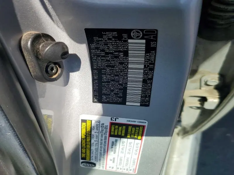 2010 TOYOTA COROLLA S  