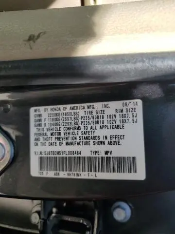 2015 ACURA RDX TECHNOLOGY  