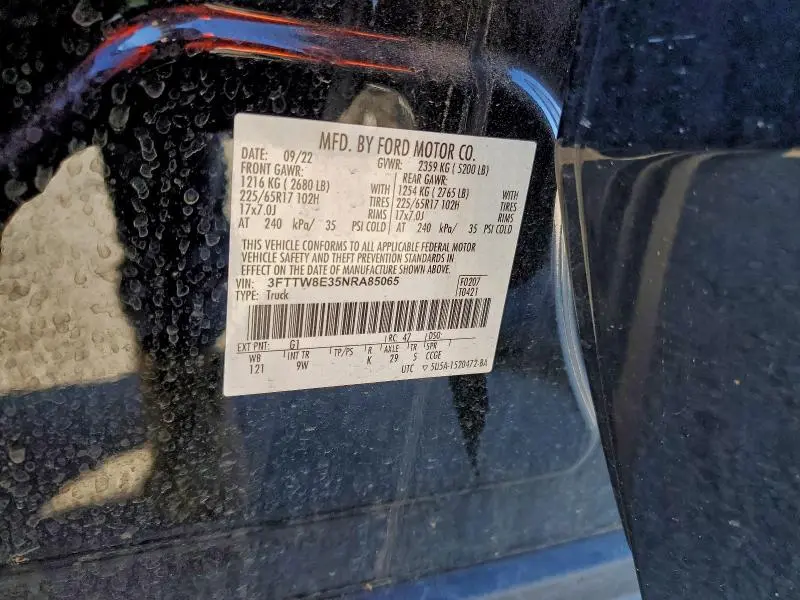 2022 FORD MAVERICK XL  