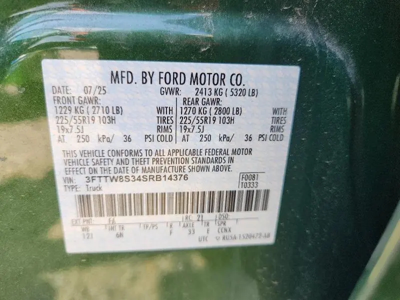 2025 FORD MAVERICK LARIAT  