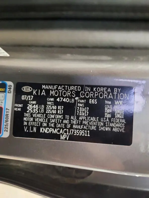 2018 KIA SPORTAGE LX  