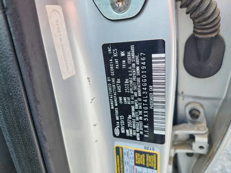 2016 KIA OPTIMA LX  