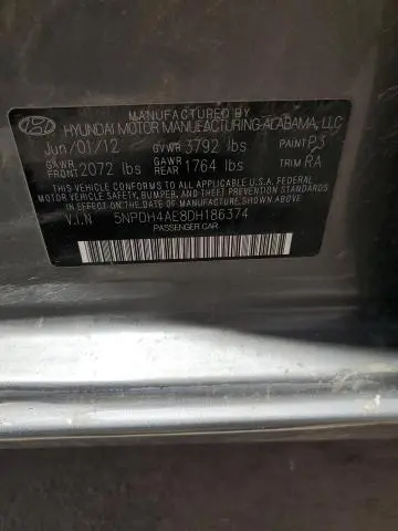 2013 HYUNDAI ELANTRA GLS  