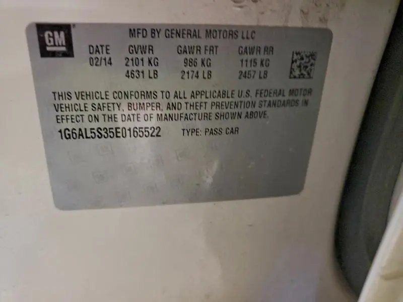 2014 CADILLAC ATS PREMIUM  