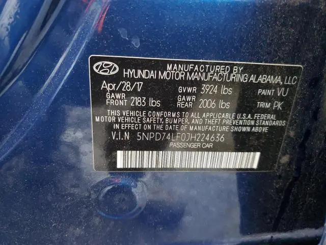 2018 HYUNDAI ELANTRA SE  