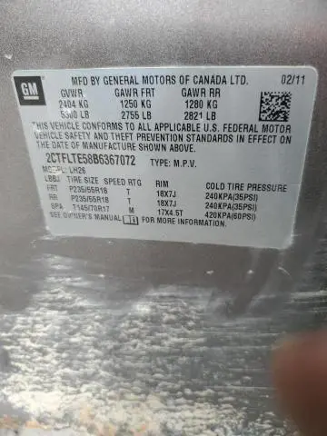 2011 GMC TERRAIN SLE  
