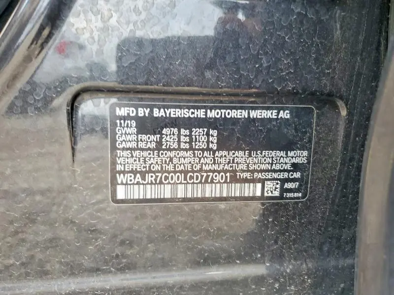 2020 BMW 530 XI  