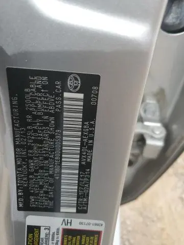 2013 TOYOTA AVALON HYBRID  