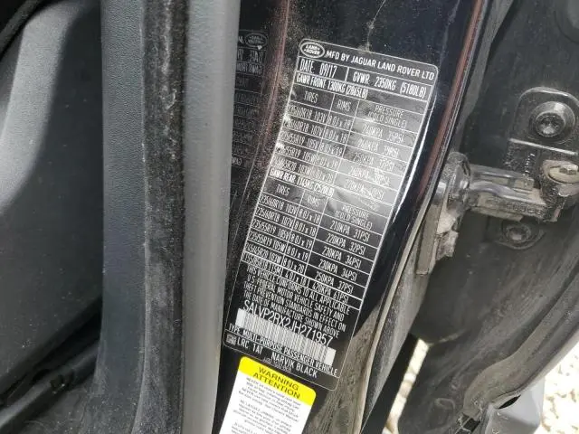 2018 LAND ROVER RANGE ROVER EVOQUE SE  