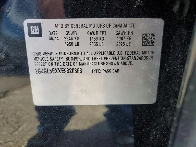 2014 BUICK REGAL   