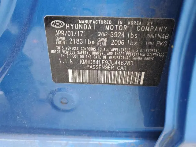 2018 HYUNDAI ELANTRA SEL  