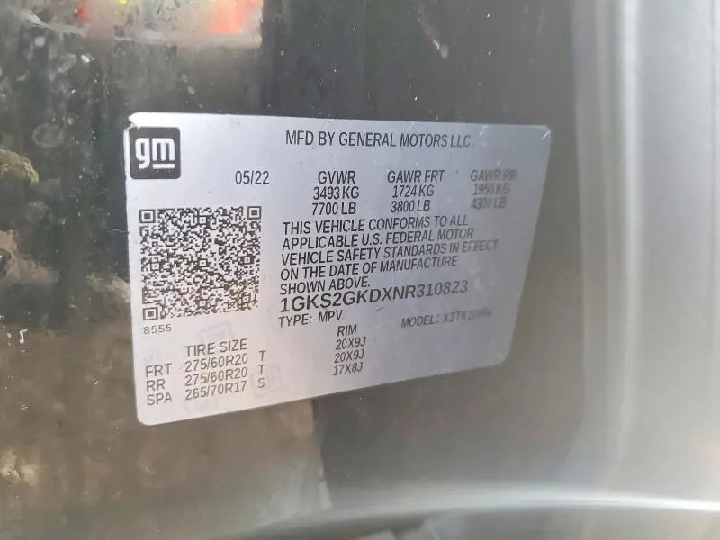 2022 GMC YUKON XL K1500 SLT  