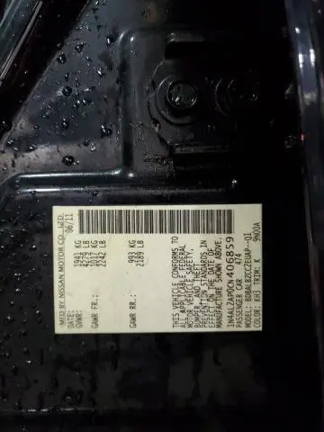 2012 NISSAN ALTIMA BASE  