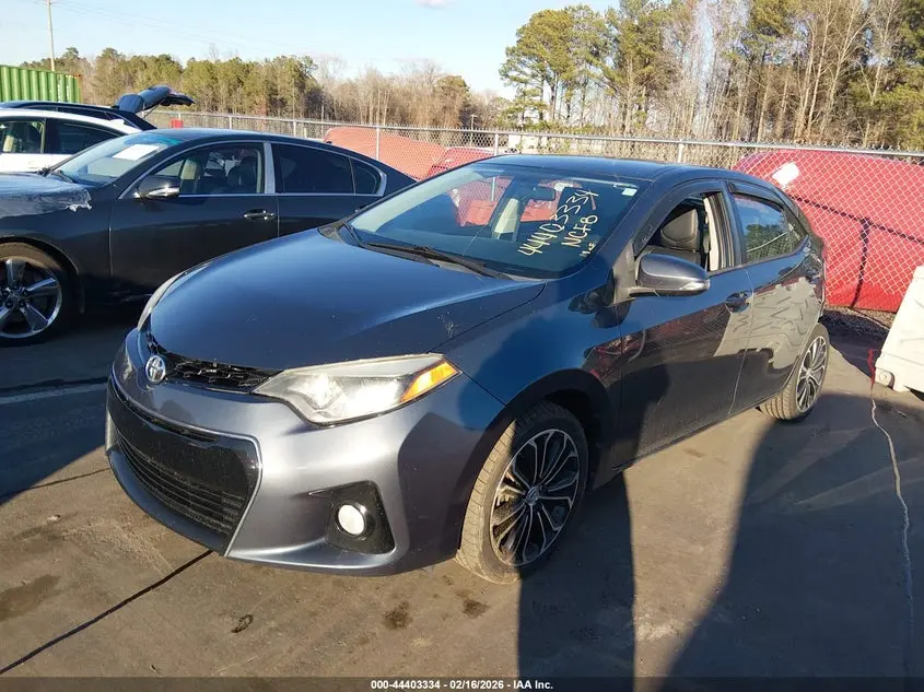 2016 TOYOTA COROLLA S PLUS