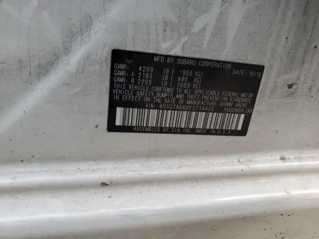 2019 SUBARU IMPREZA PREMIUM  