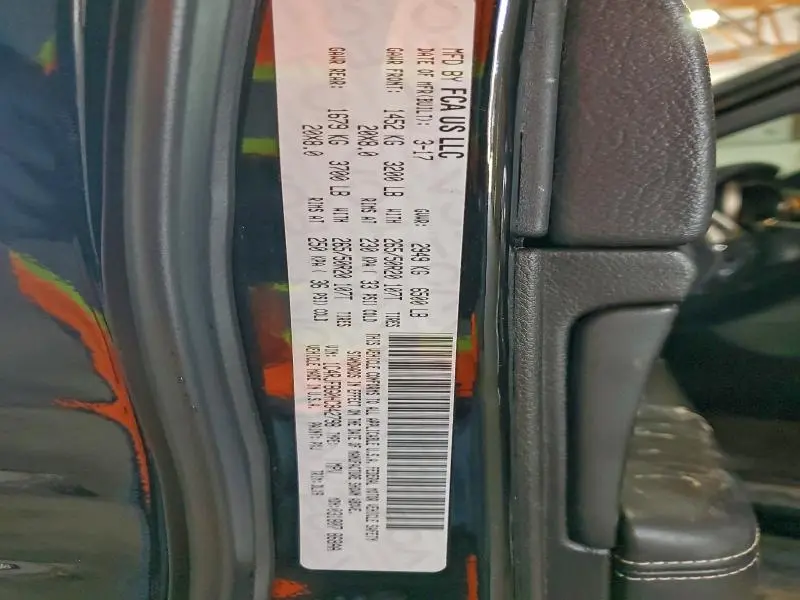 2017 JEEP GRAND CHEROKEE LIMITED  