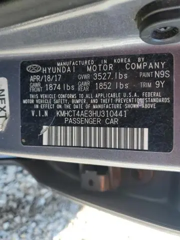 2017 HYUNDAI ACCENT SE  