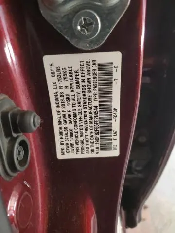 2015 HONDA CIVIC LX  