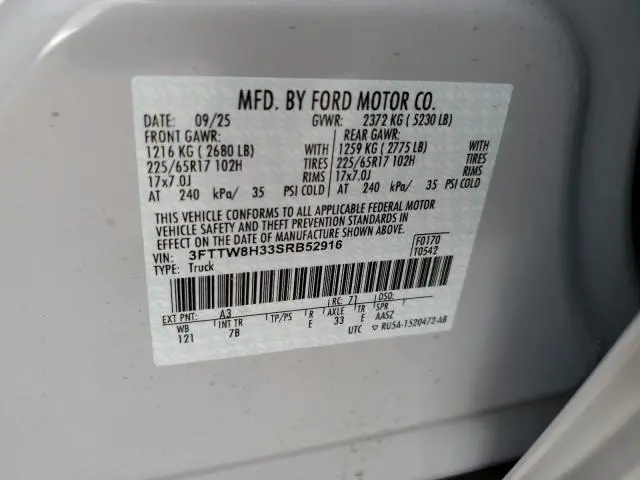 2025 FORD MAVERICK XLT  