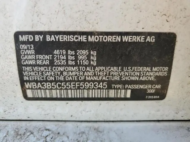 2014 BMW 328 XI SULEV  