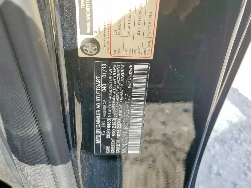 2013 MERCEDES-BENZ C 250  