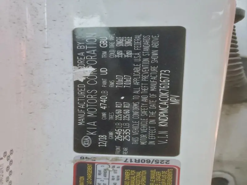 2019 KIA SPORTAGE LX  