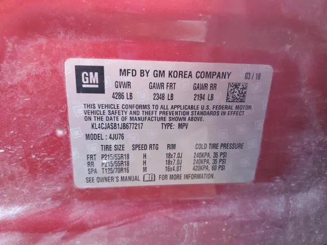 2018 BUICK ENCORE PREFERRED  