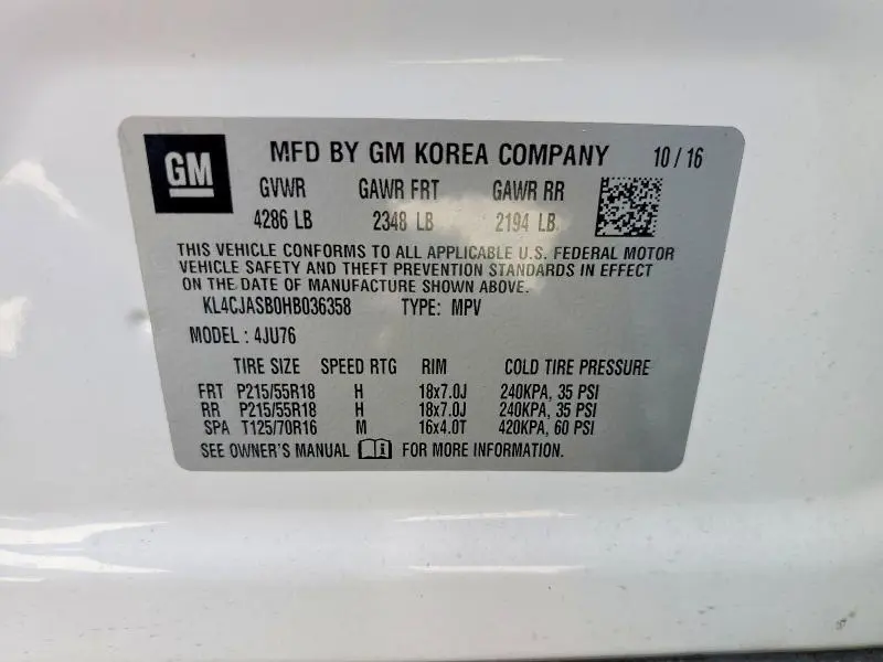 2017 BUICK ENCORE PREFERRED  