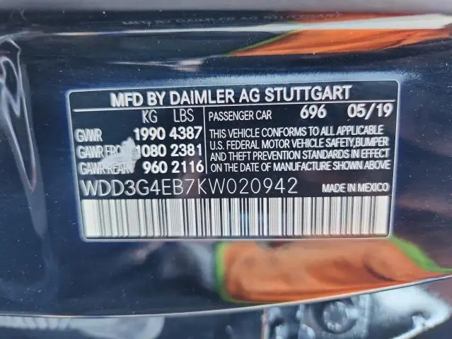 2019 MERCEDES-BENZ A 220  