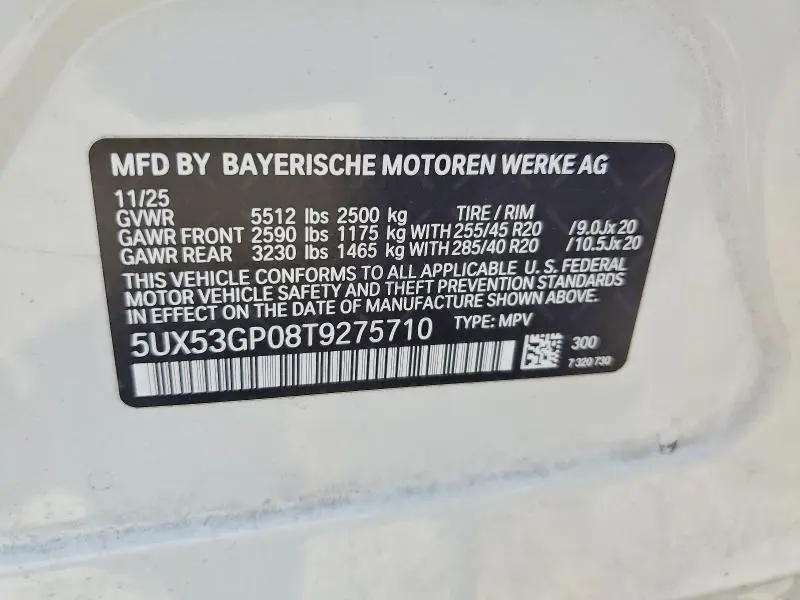 2026 BMW X3 30 XDRIVE  