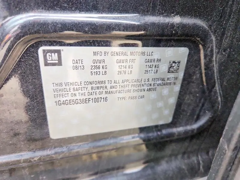 2014 BUICK LACROSSE PREMIUM  