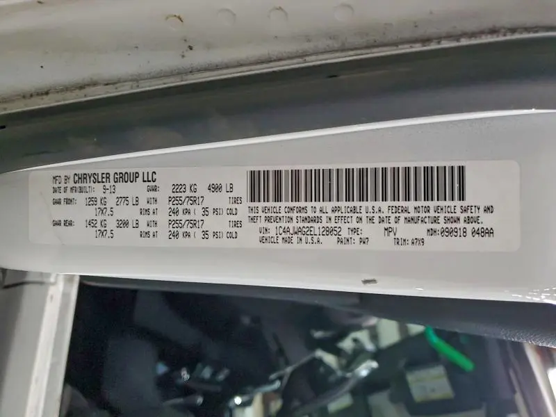 2014 JEEP WRANGLER SPORT  