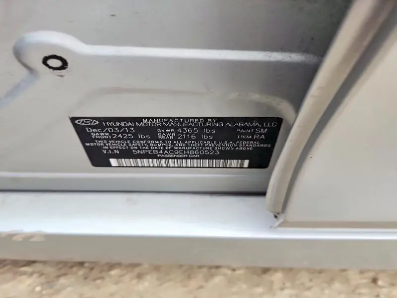 2014 HYUNDAI SONATA GLS  
