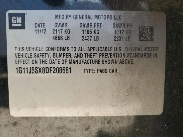 2013 CHEVROLET MALIBU LTZ  
