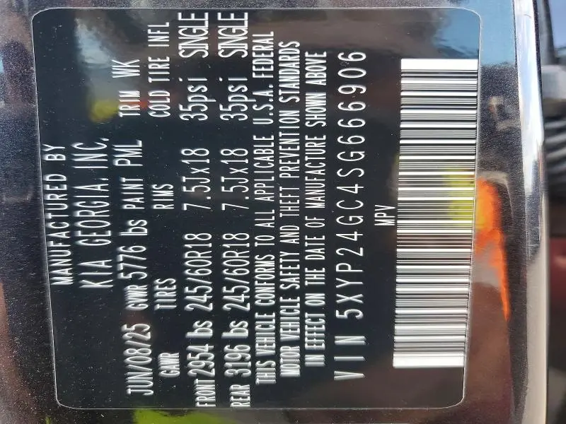 2025 KIA TELLURIDE LX  