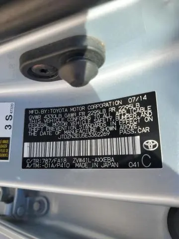 2014 TOYOTA PRIUS V