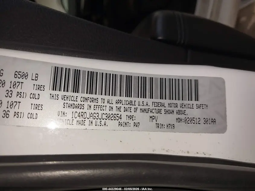 2018 DODGE DURANGO SXT AWD