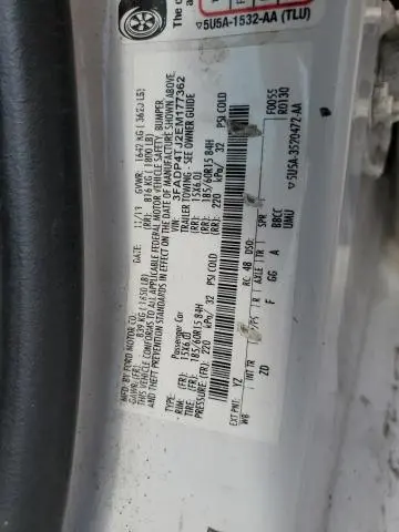 2014 FORD FIESTA S  