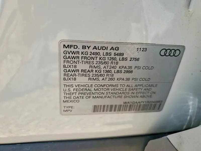 2024 AUDI Q5 PREMIUM 45  
