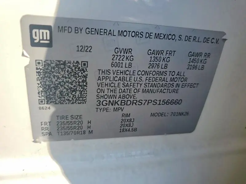 2023 CHEVROLET BLAZER 3LT  