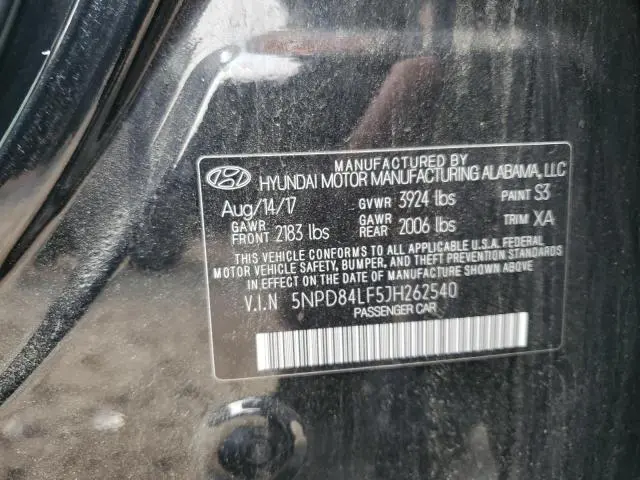 2018 HYUNDAI ELANTRA SEL  