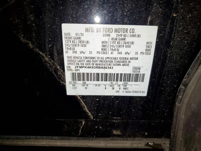 2024 FORD EDGE TITANIUM  
