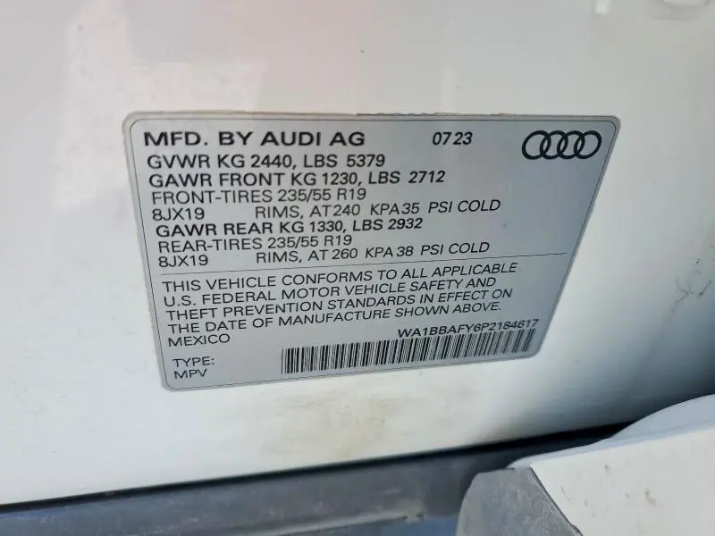 2023 AUDI Q5 PREMIUM PLUS 40  