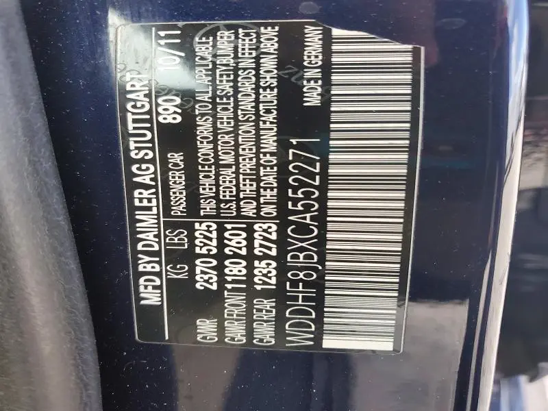 2012 MERCEDES-BENZ E 350 4MATIC  