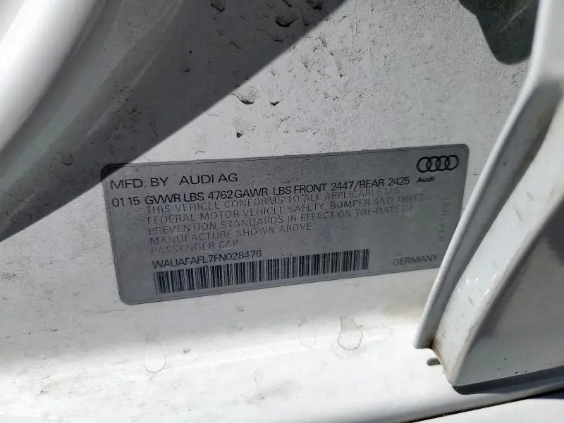 2015 AUDI A4 PREMIUM  